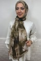Desenli Bambu Şal 036K